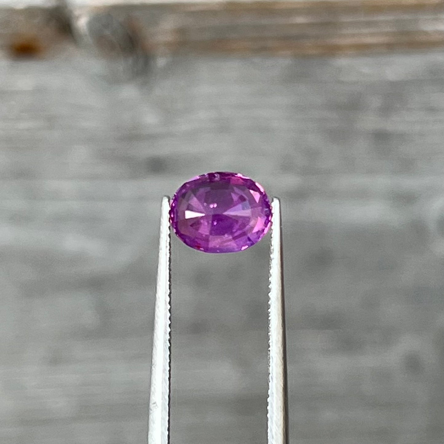 1.37ct Unheated Vivid Purple Sapphire