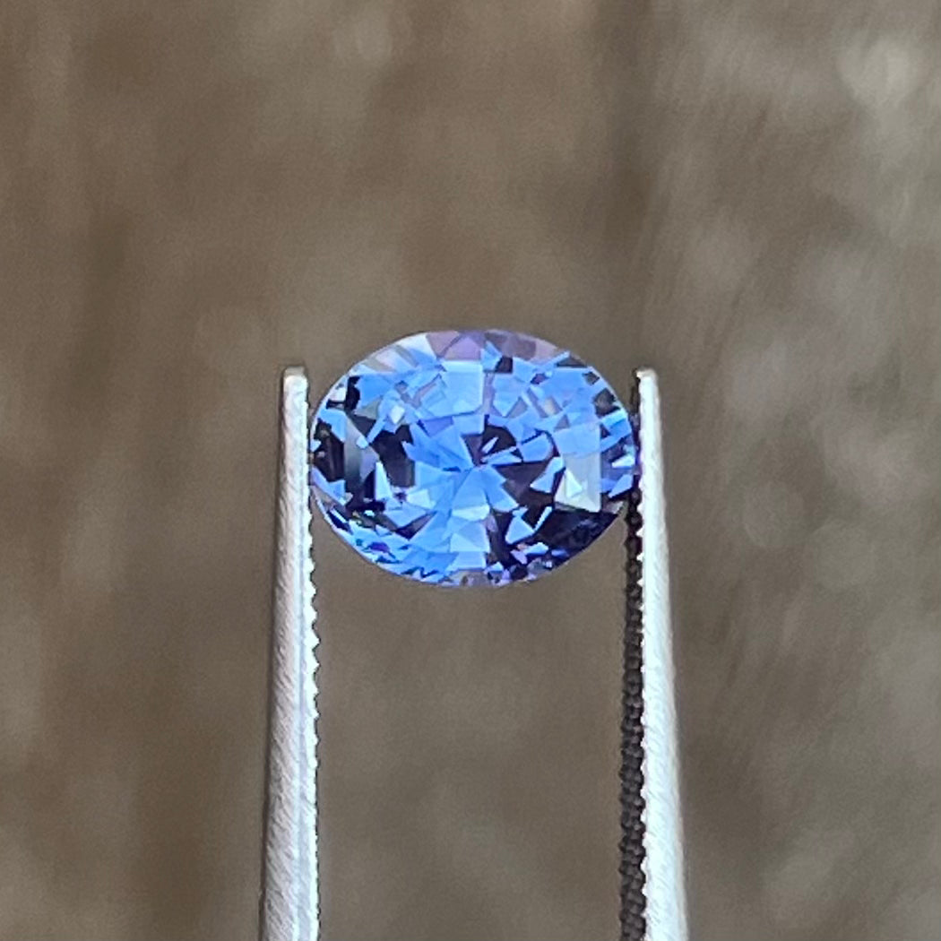 1.57ct Pastel Cornflower Blue Sapphire