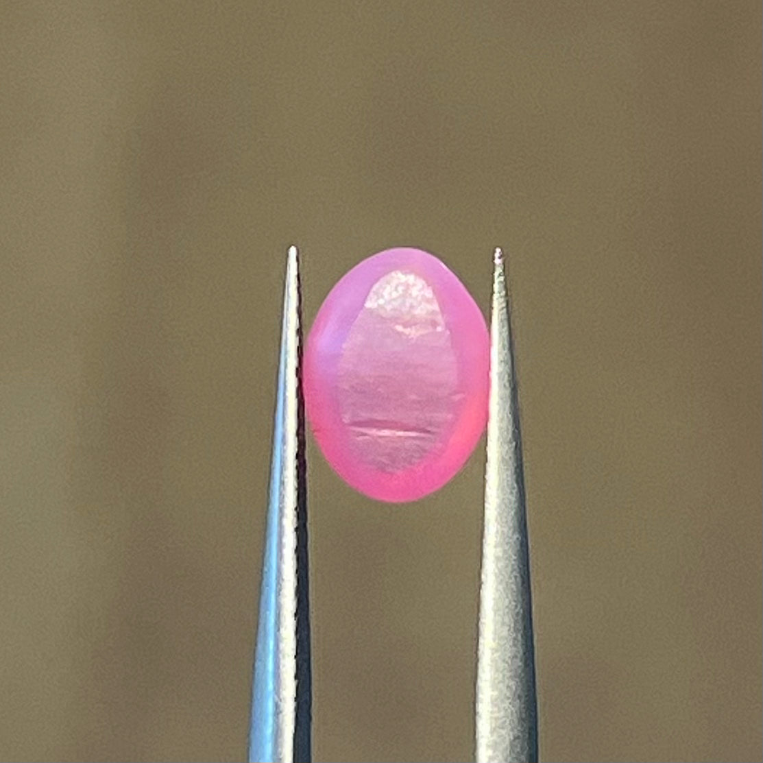 2.62ct Unheated Pink Cats Eye Sapphire - with GIA Notable rare gemstone Letter