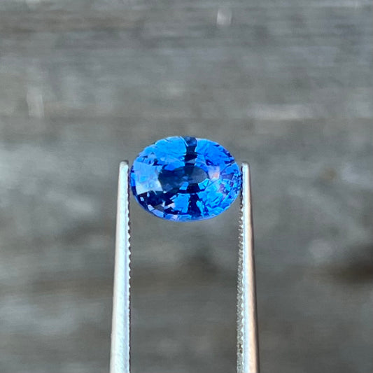 2.07ct Unheated Blue Sapphire