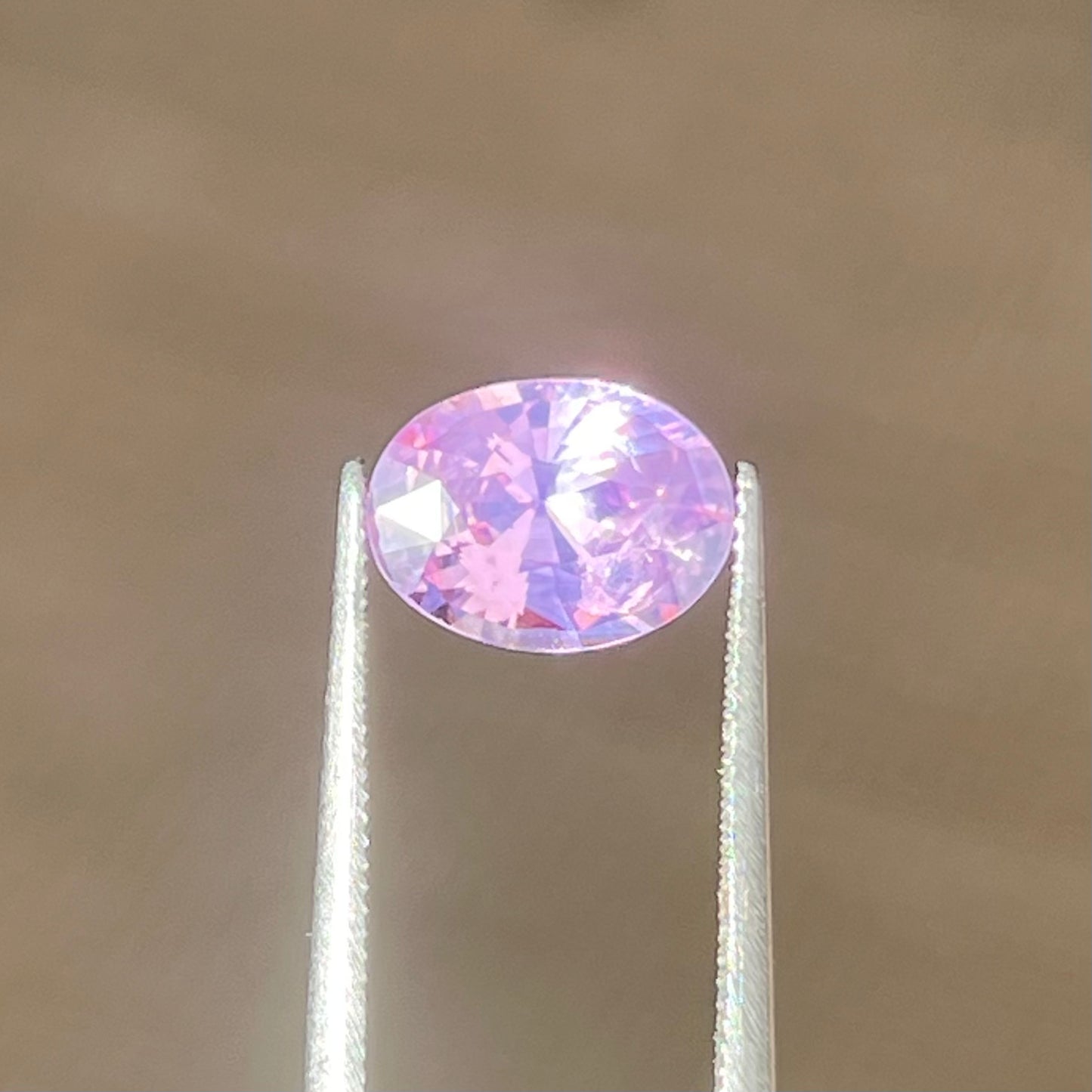 2.59ct Unheated Pinkish Violet Sapphire