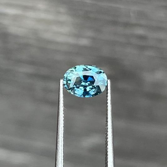 1.43ct Unheated Blue Teal Sapphire
