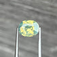2.06ct Unheated Green Yellow Opalescent Sapphire