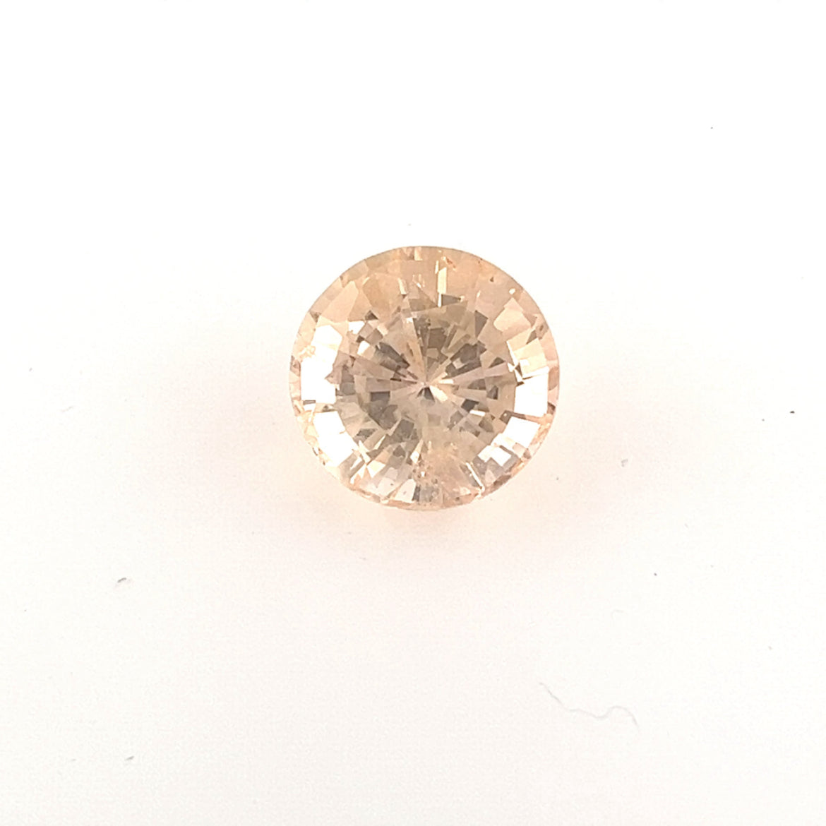 2.01ct Unheated Orange Peach Sapphire