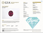 1.55ct Unheated Madagascar Purplish Red Ruby - 7.07 x 5.81 x 4.44mm - with GIA report