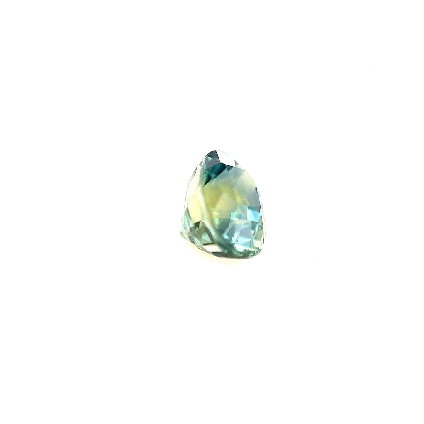 1.54ct Unheated Bi-colour Teal Sapphire