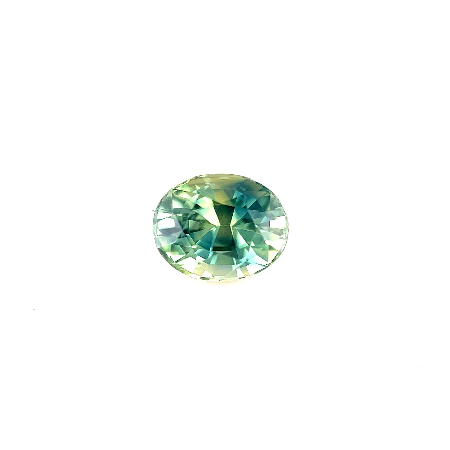 1.54ct Unheated Bi-colour Teal Sapphire