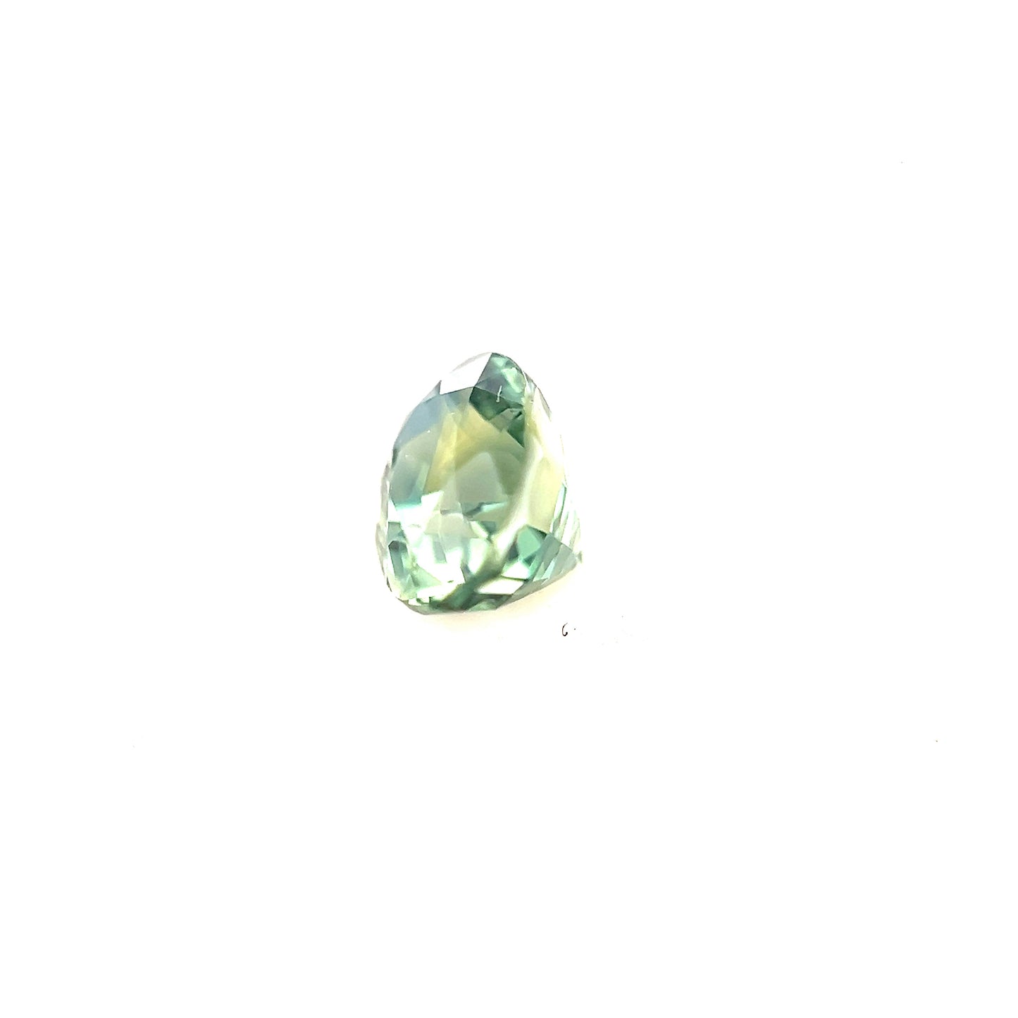 1.54ct Unheated Bi-colour Teal Sapphire