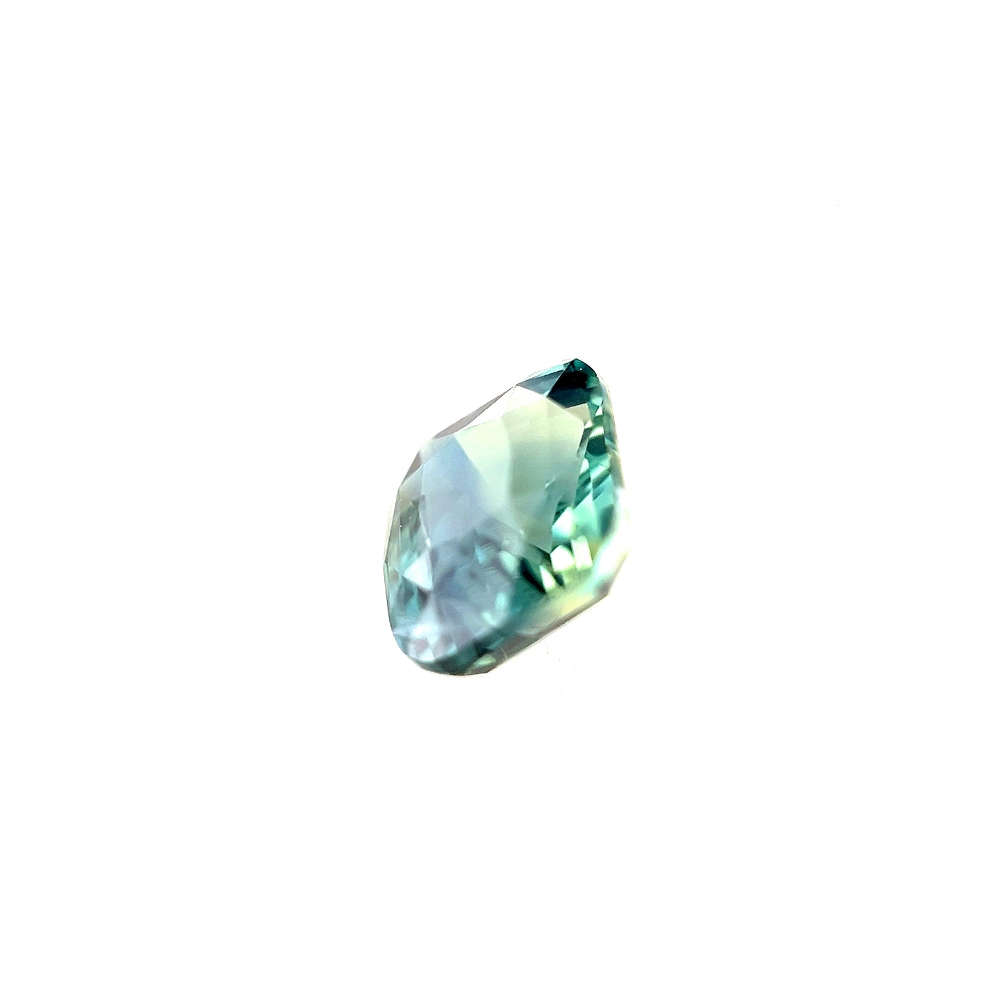 2.04ct Unheated Bi-colour Teal Sapphire