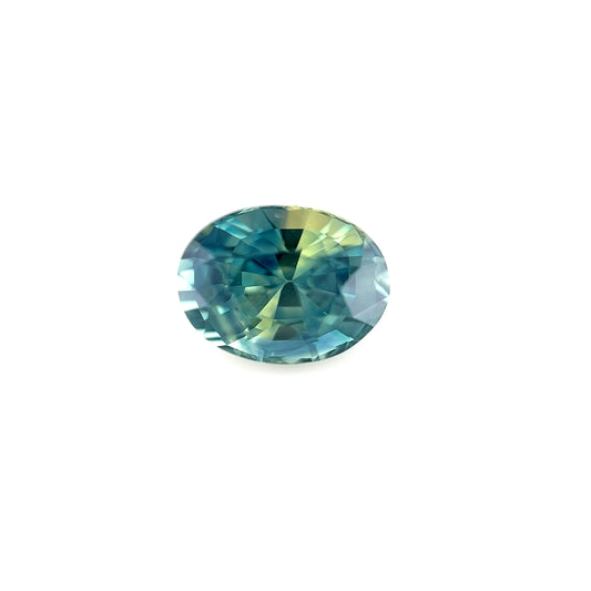 1.57ct Unheated Bi-colour Teal Sapphire