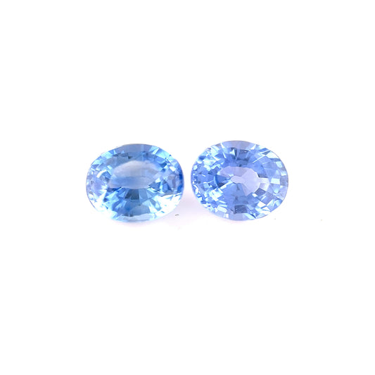 2.21ct Blue Sapphire Pair