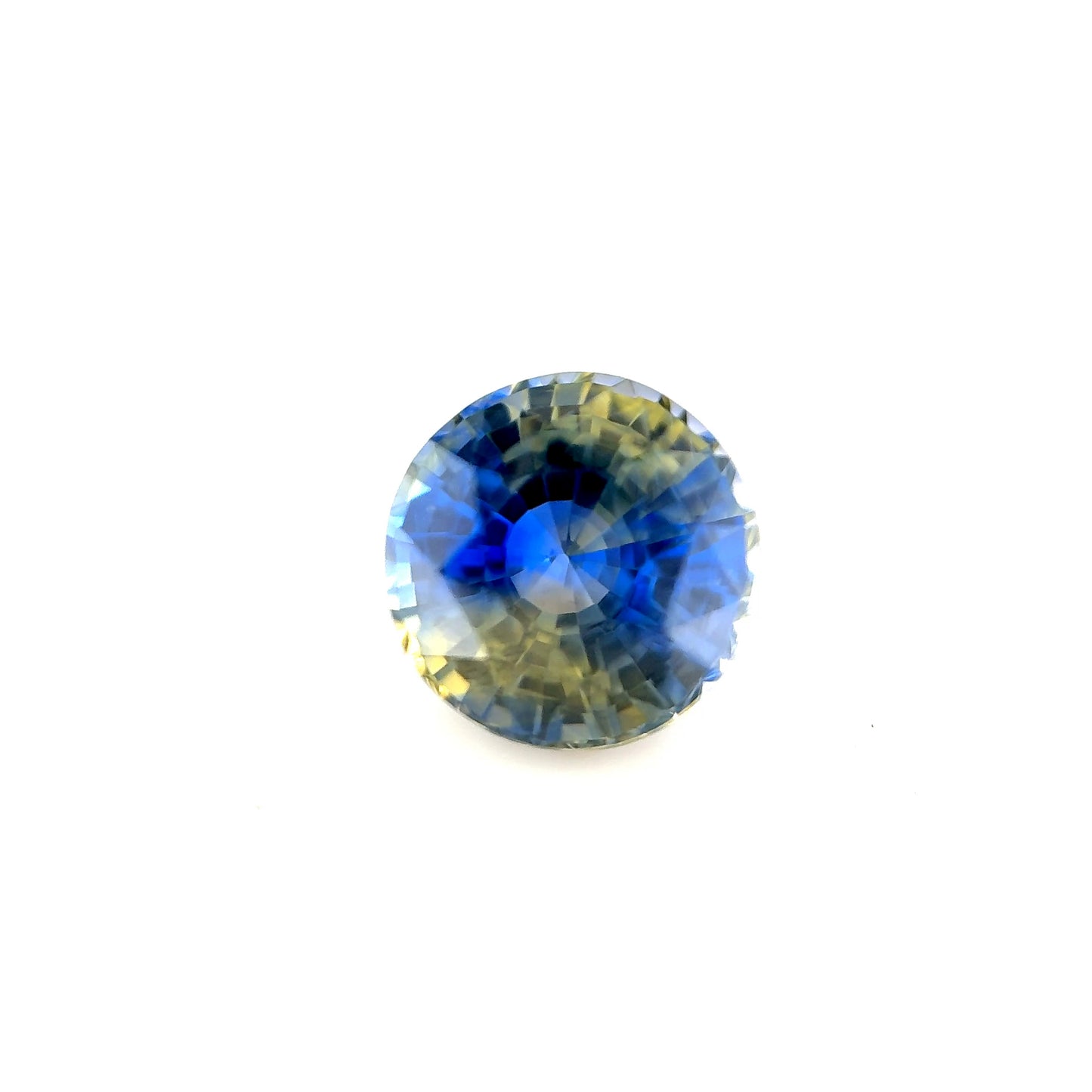 2.58ct Blue & Yellow Bi-colour Sapphire - 7.68 x 5.21mm