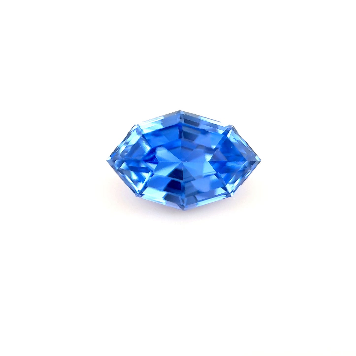 1.12ct Unheated Blue Sapphire - 8.12 x 5.28 x 3.35mm