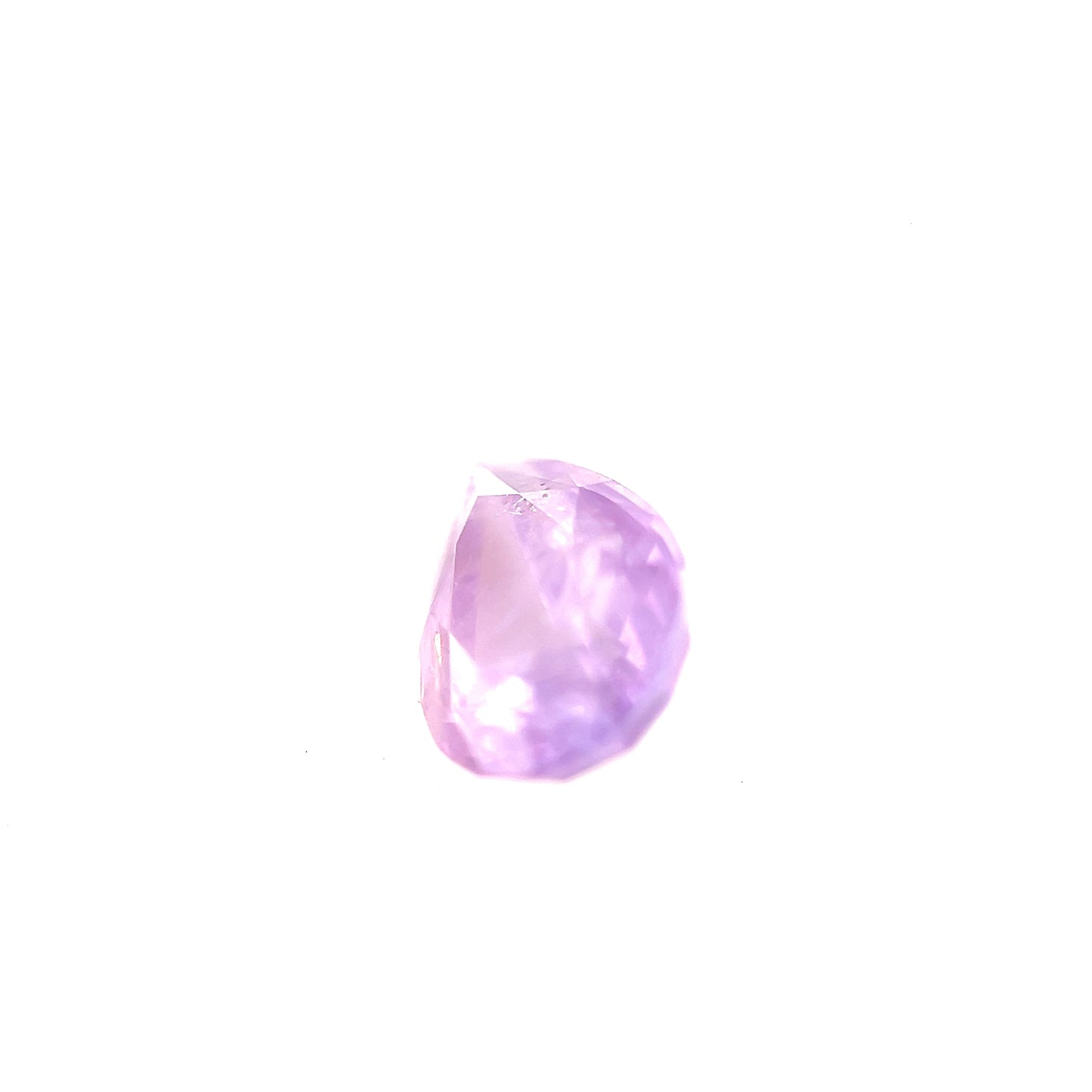 2.47ct Unheated Pastel Purplish Pink Sapphire