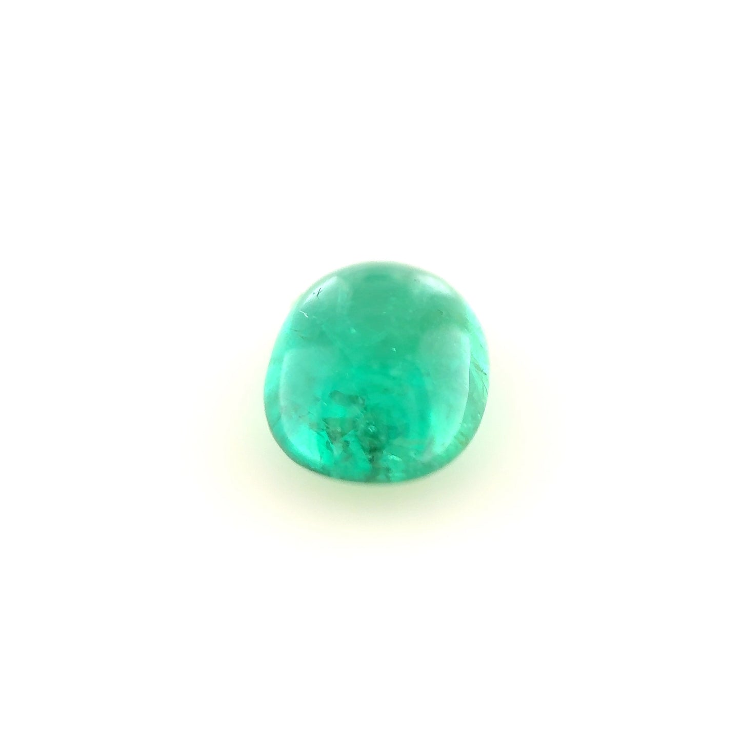 1.56ct Vivid Green Emerald Cabochon - 8.45 x 6.22 x 3.82mm
