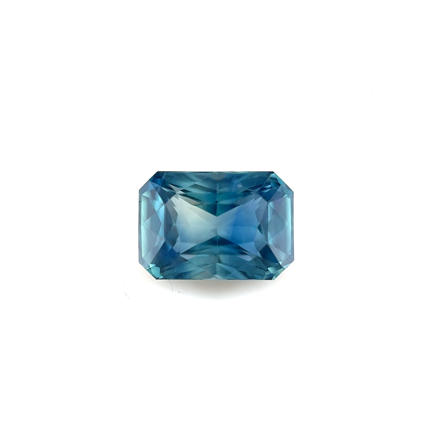 1.51ct Unheated Blue Teal Sapphire