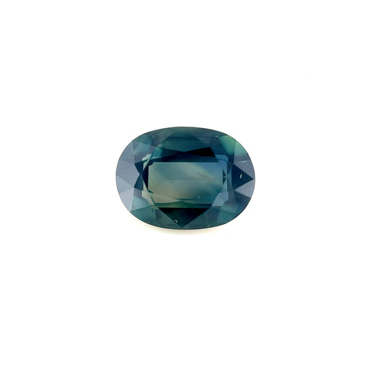 1.53ct Unheated Deep Green Teal Sapphire