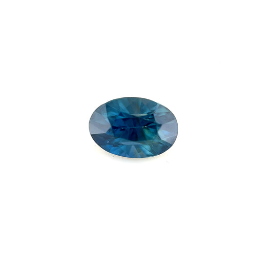 1.10ct Unheated Deep Teal Sapphire