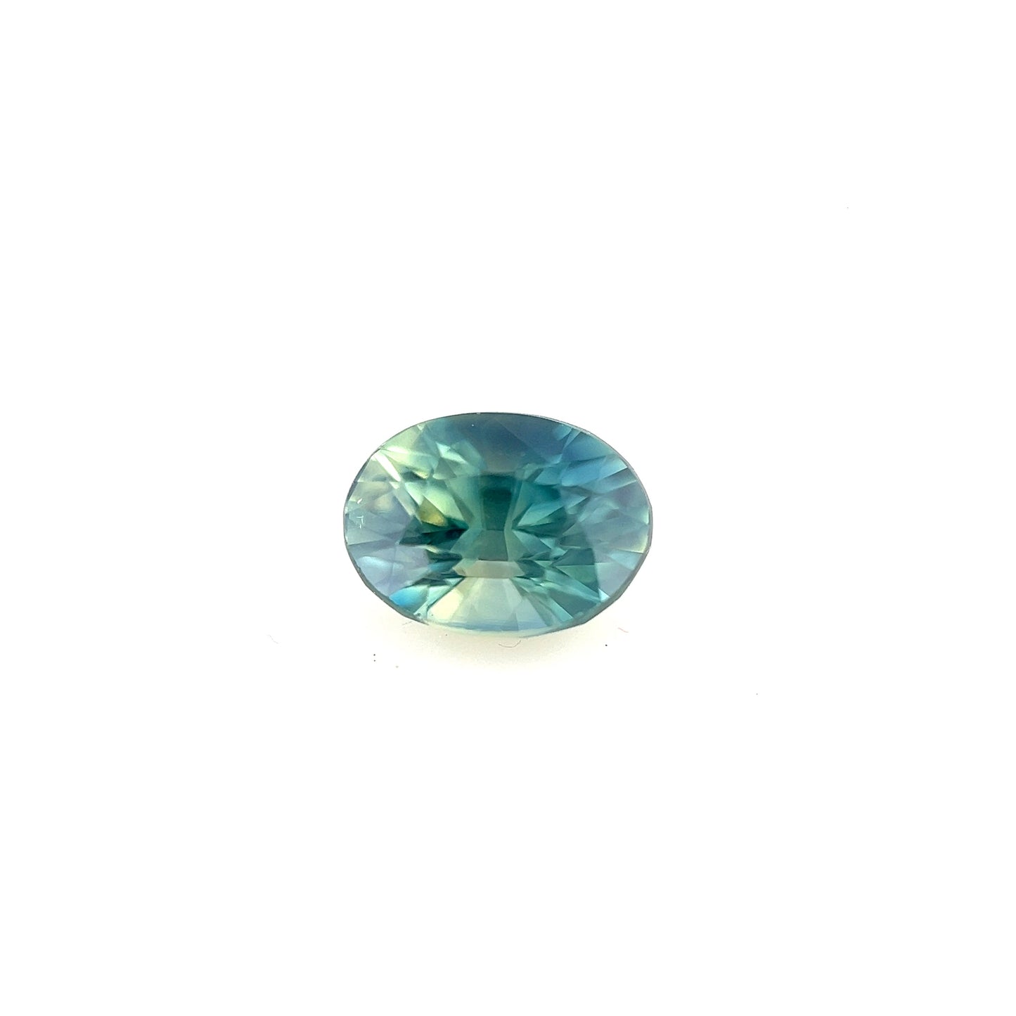 1.11ct Unheated Green Teal Sapphire