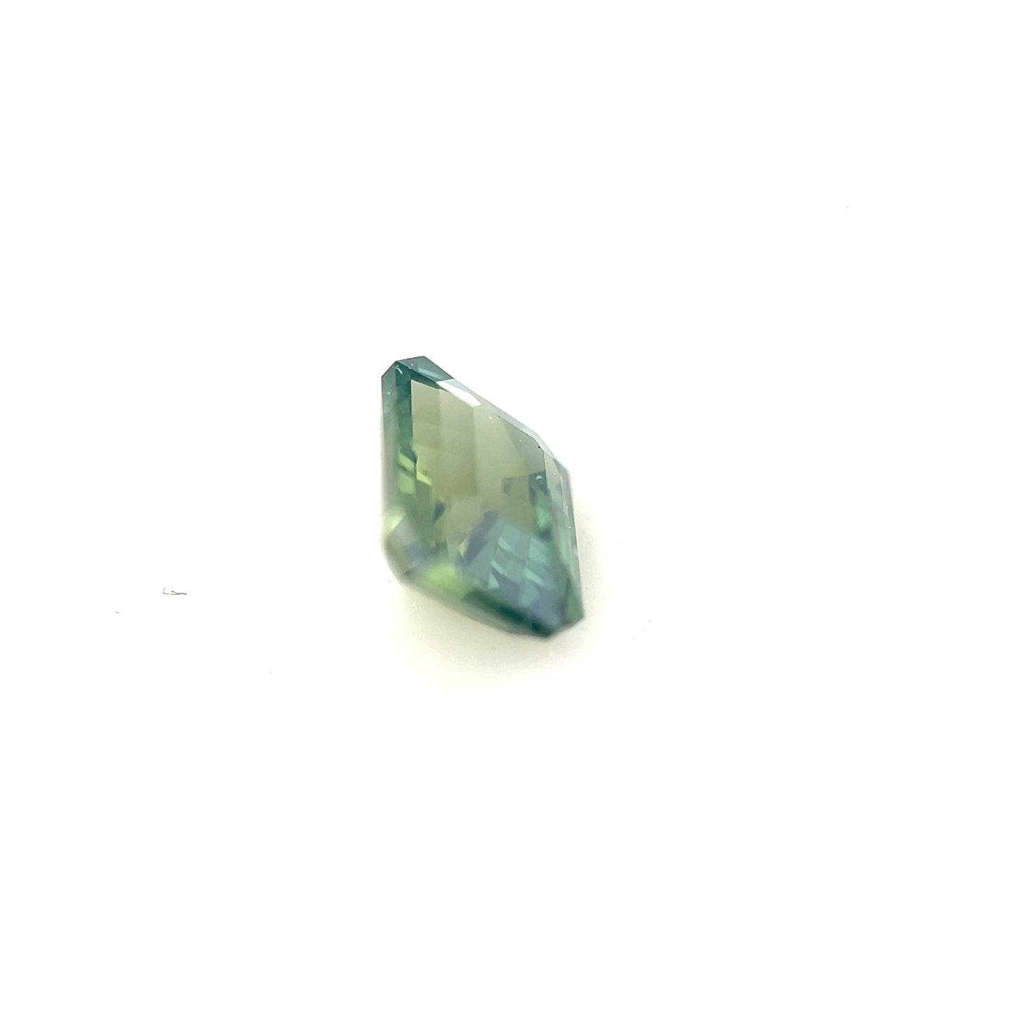 1.01ct Unheated Green Teal Sapphire