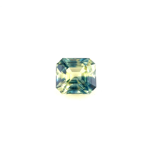 1.01ct Unheated Green & Yellow Bi-Colour Sapphire