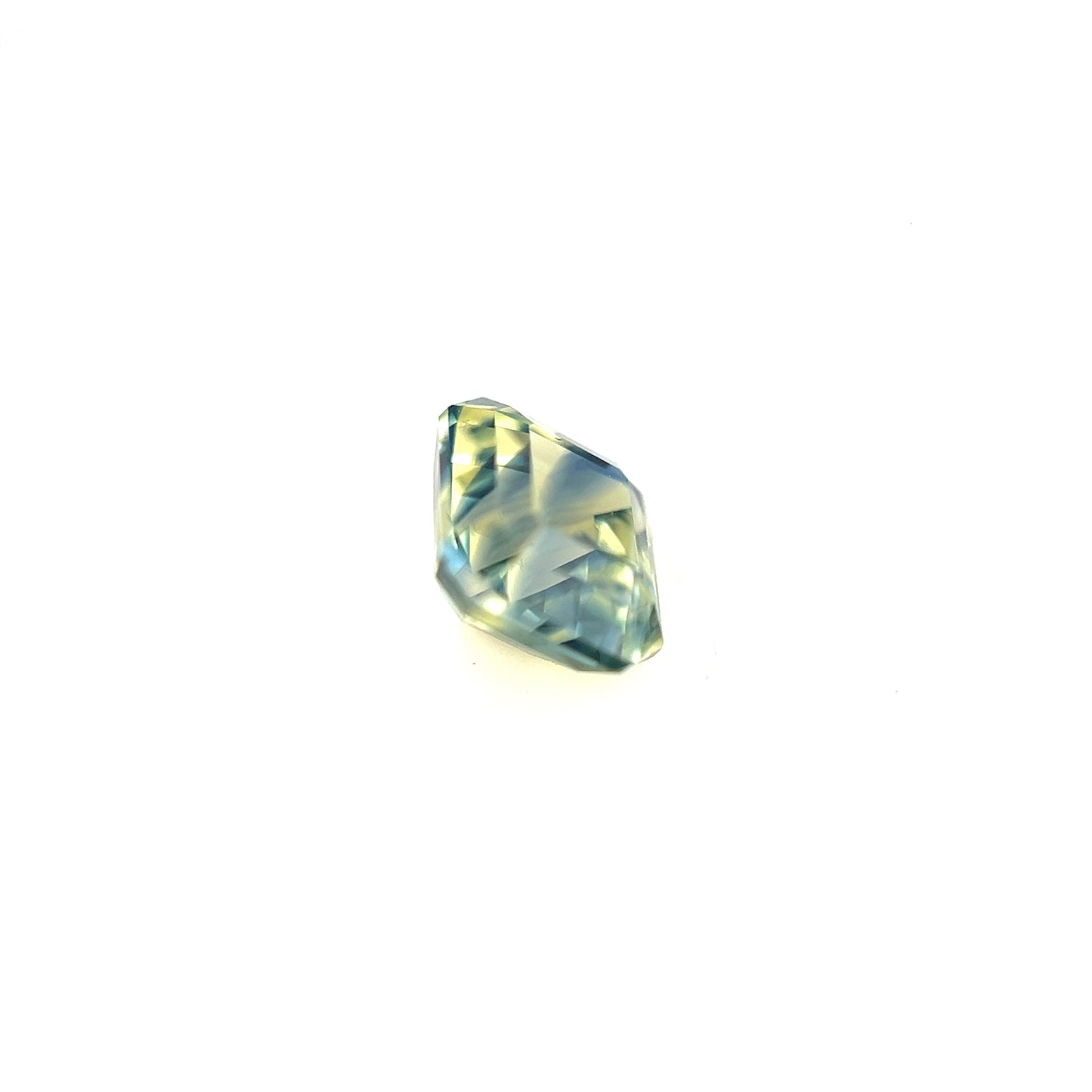 1.01ct Unheated Green & Yellow Bi-Colour Sapphire