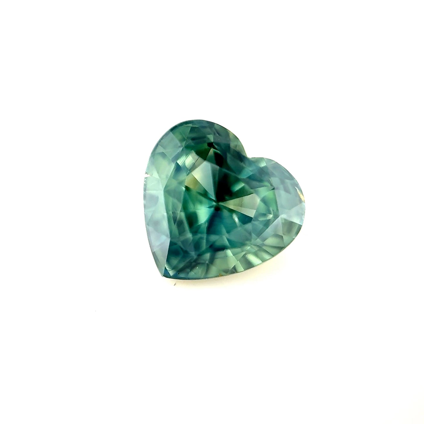 2.51ct Unheated Teal Sapphire - 8.34 x 7.92 x 5.18mm