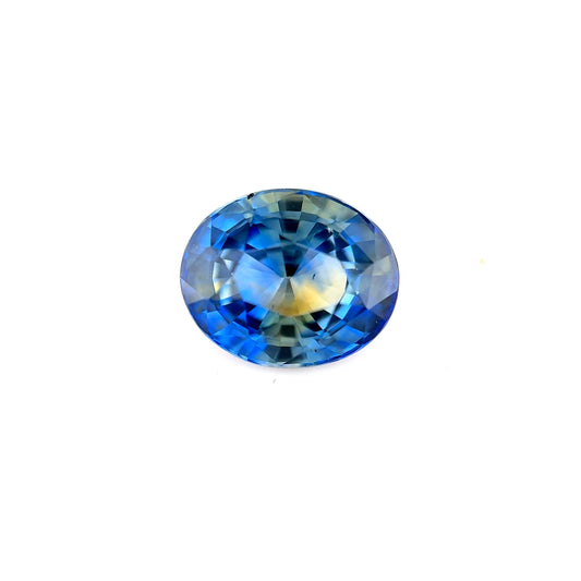 1.97ct Blue & Yellow Bi-colour Sapphire - 8.39 x 6.96 x 4.75mm