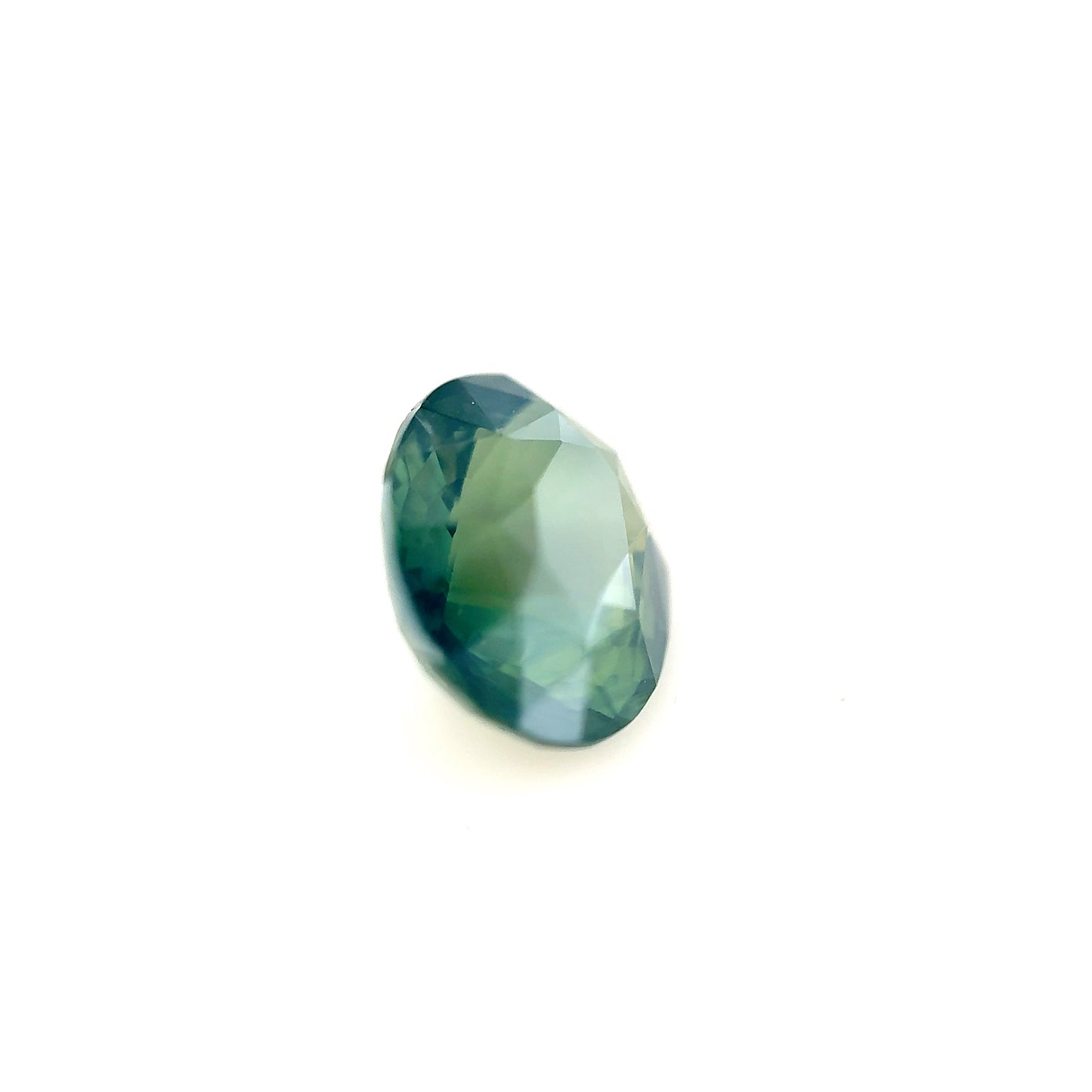 2.60ct Unheated Green Sapphire - 9.25 x 7.40 x 4.86mm