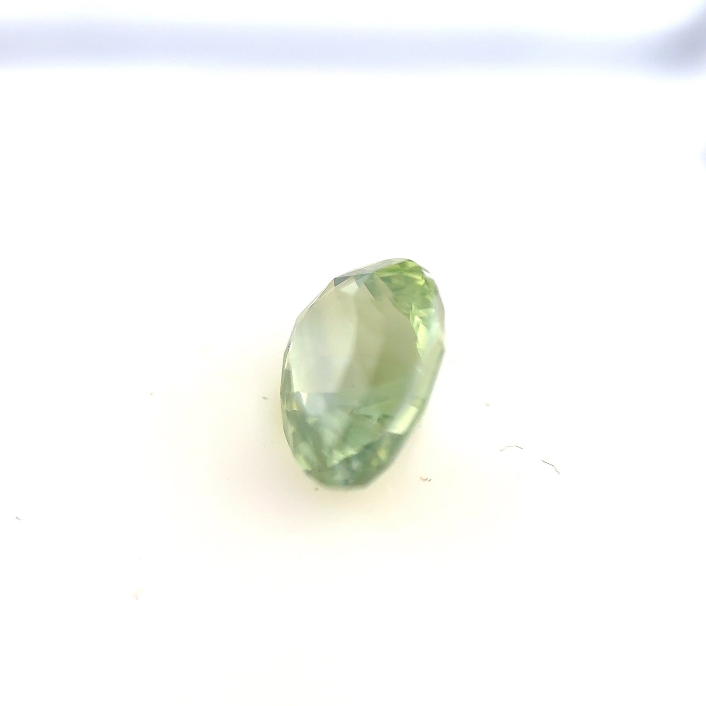 2.74ct Unheated Green Sapphire - 9.37 x 7.47 x 5.29mm