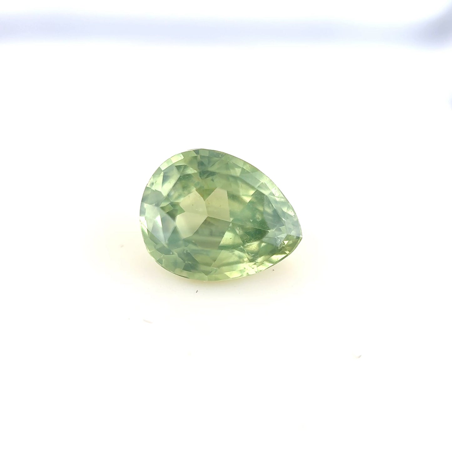 2.74ct Unheated Green Sapphire - 9.37 x 7.47 x 5.29mm