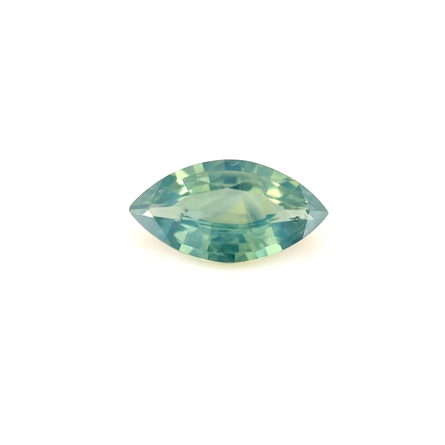 1.23ct Unheated Green Sapphire - 10.05 x 5.39 x 3.25mm