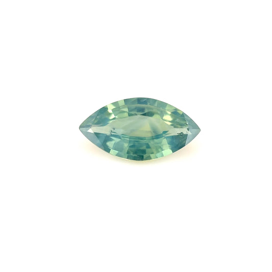 1.23ct Unheated Green Sapphire - 10.05 x 5.39 x 3.25mm