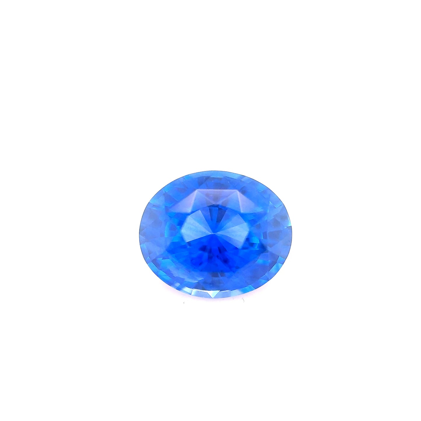 2.35ct Cornflower Blue Sapphire - 8.65 x 7.23 x 5.11mm
