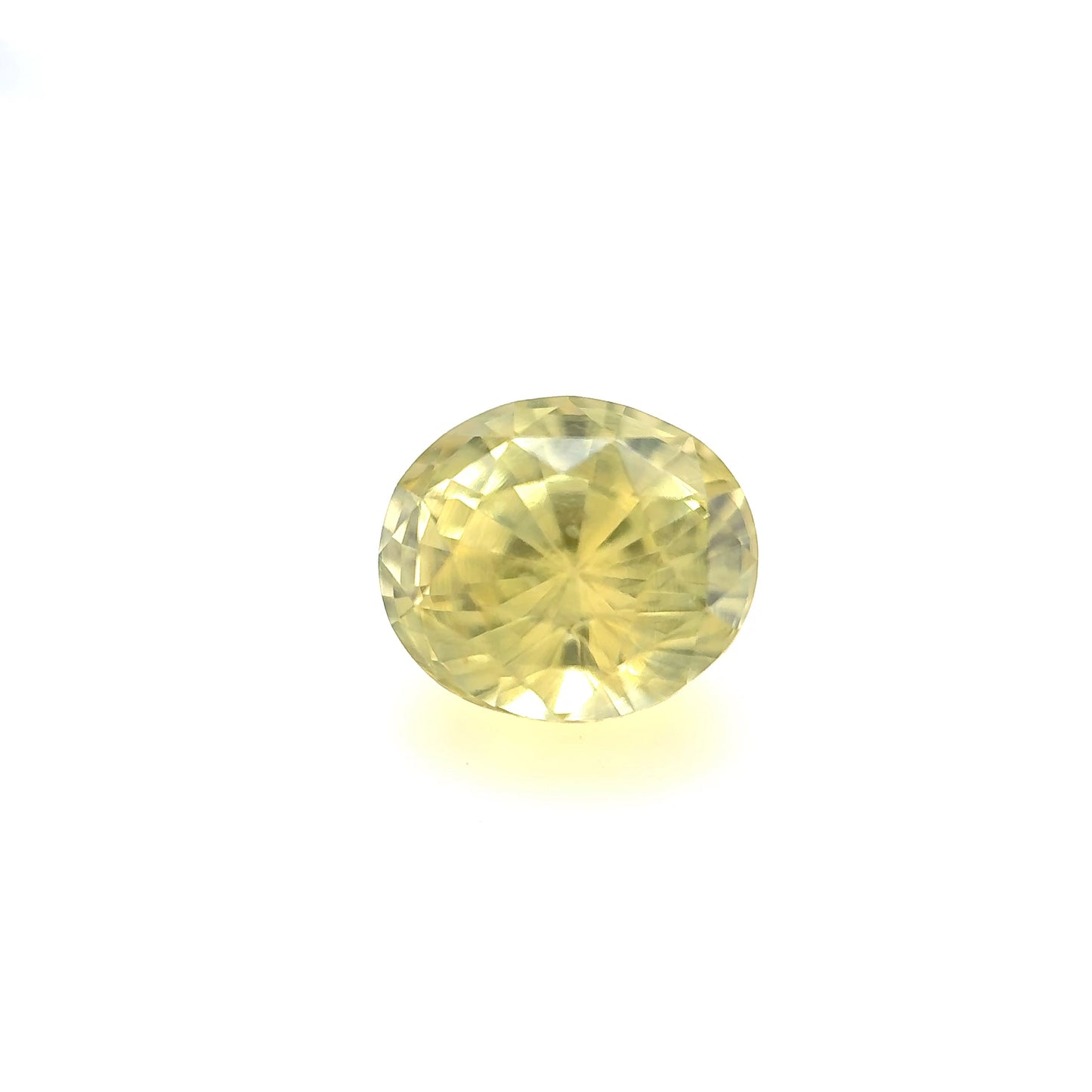 2.21ct Yellow Sapphire - 7.50 x 6.56 x 5.70mm