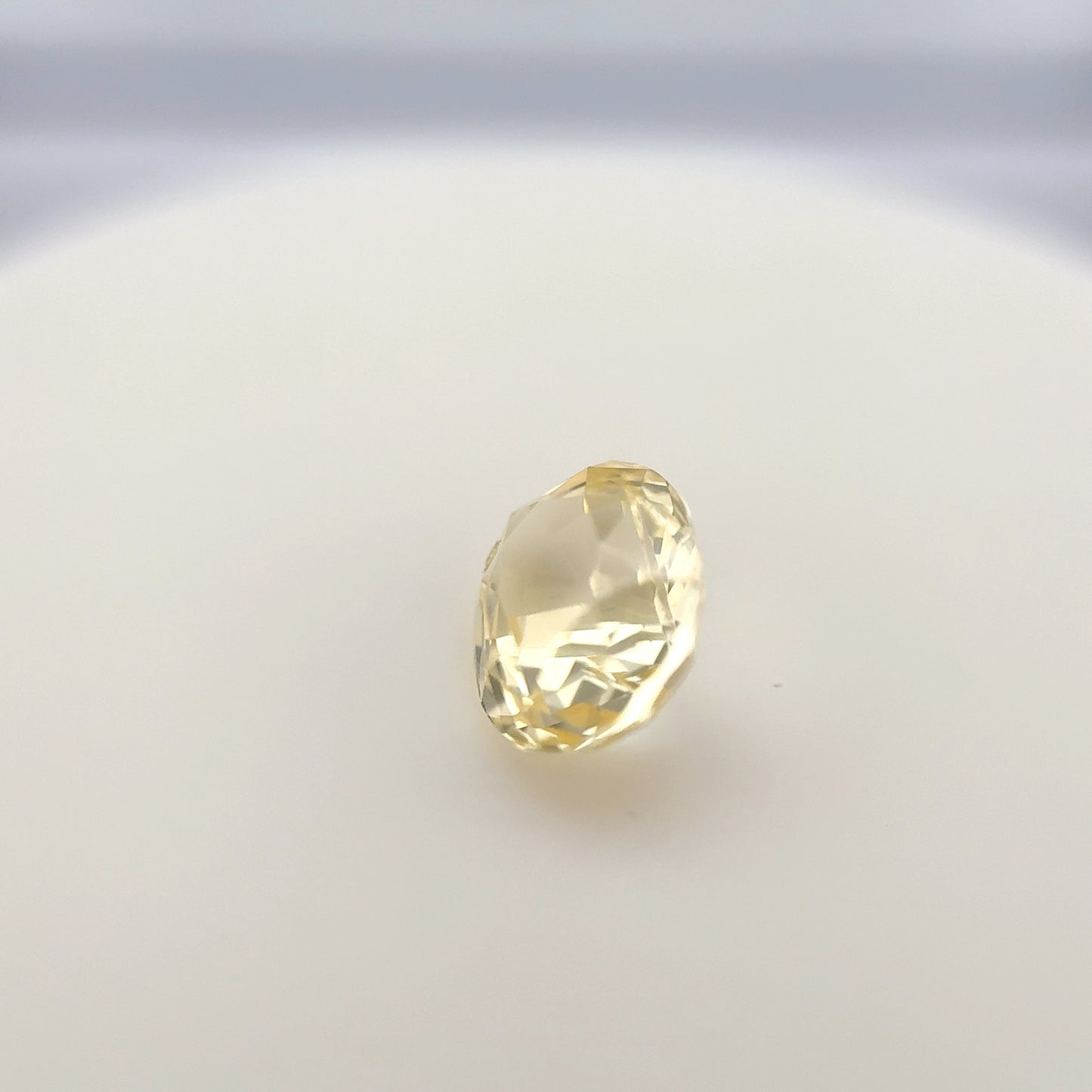 1.64ct Unheated Yellow Sapphire - 7.37 x 6.23 x 4.28mm