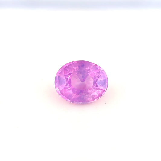 1.42ct Unheated Purplish Pink Sapphire - 7.28 x 5.98 x 4.05mm