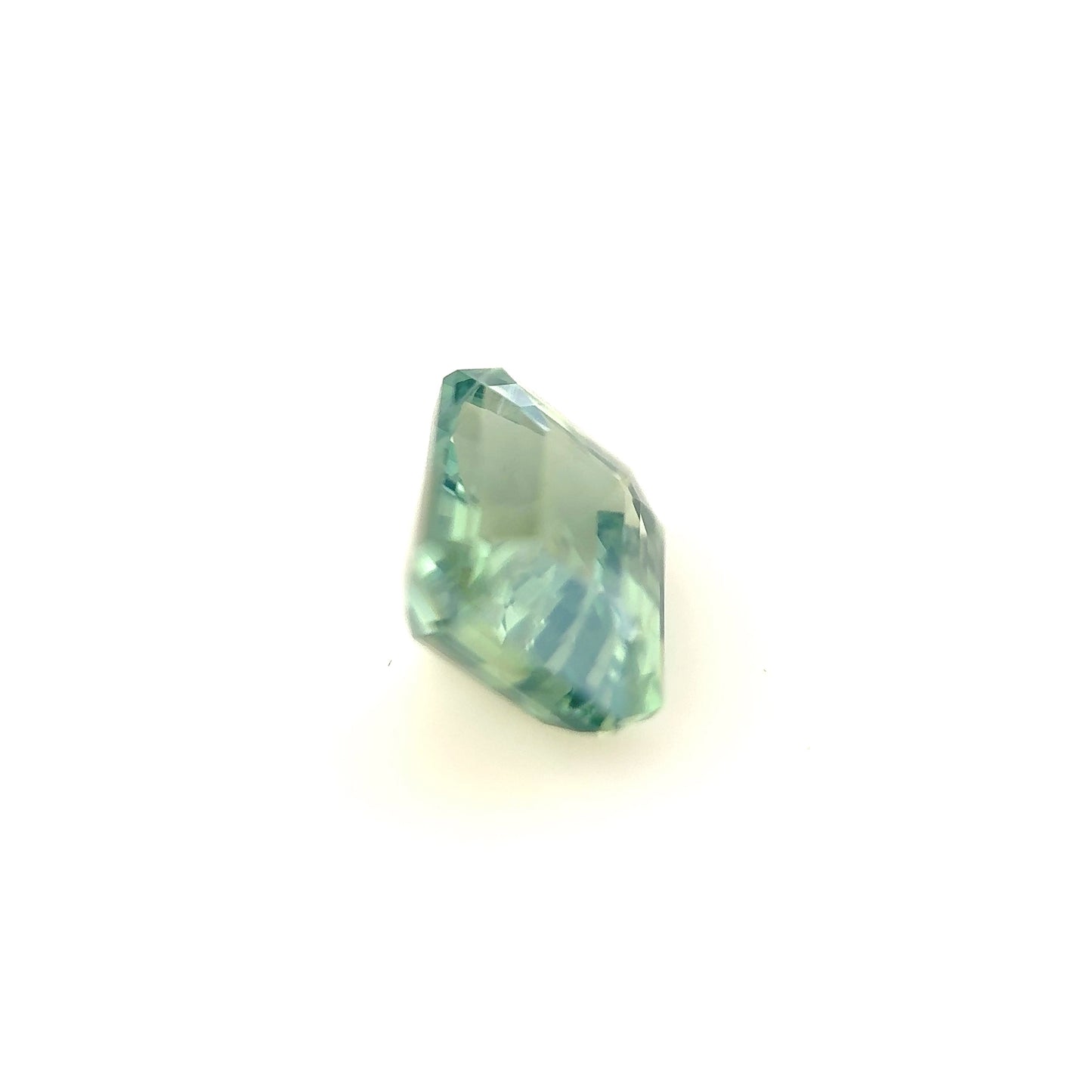 2.10ct Unheated Green Sapphire - 7.32 x 5.92 x 4.23mm