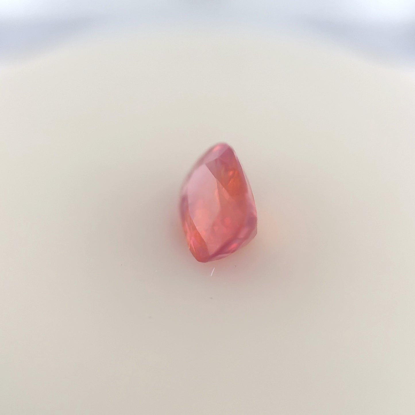 0.95ct Unheated Orangish Pink Sapphire - 6.72 x 4.75 x 3.51mm