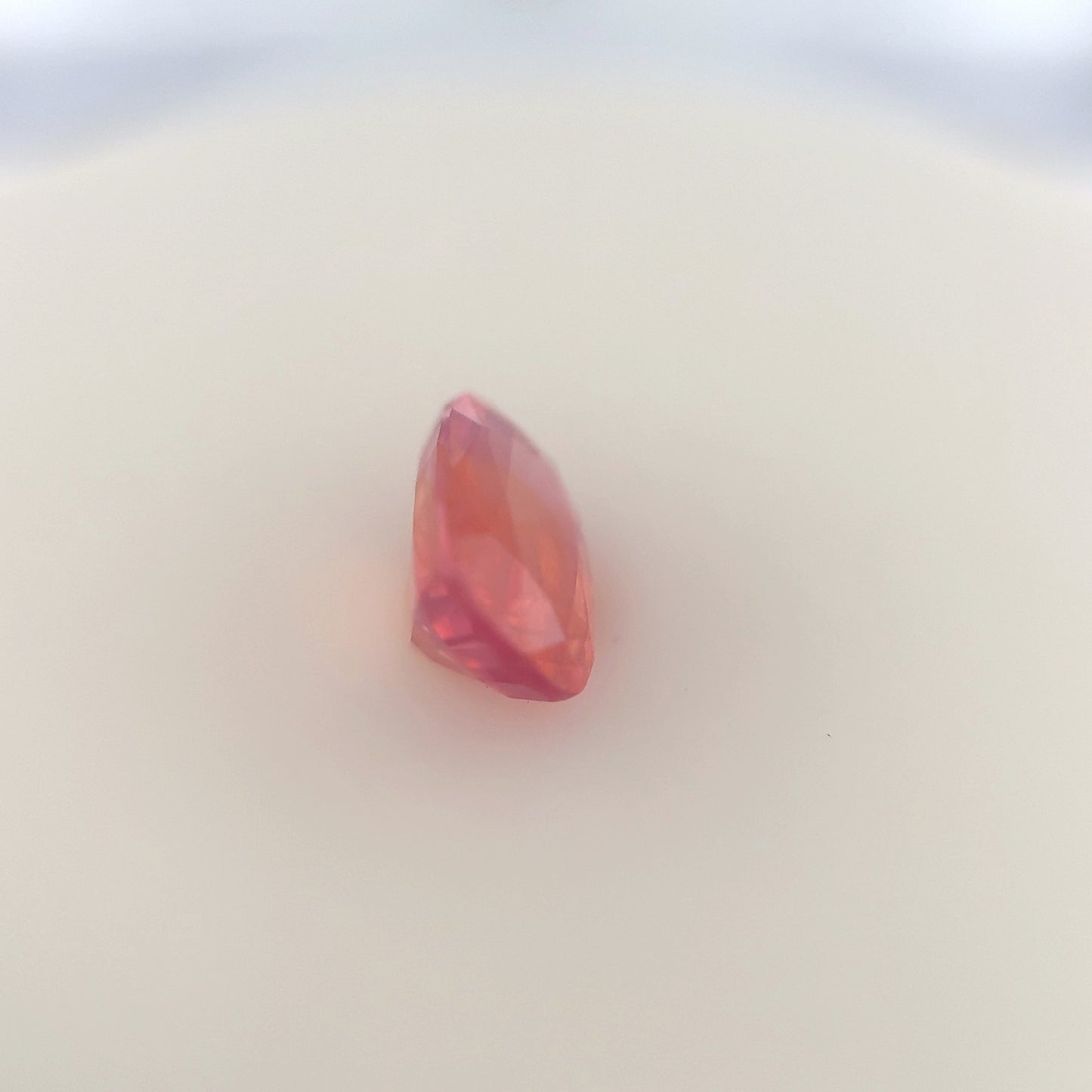 0.95ct Unheated Orangish Pink Sapphire - 6.72 x 4.75 x 3.51mm