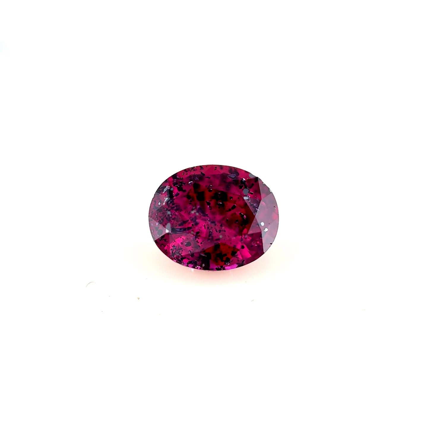 1.55ct Unheated Madagascar Purplish Red Ruby - 7.07 x 5.81 x 4.44mm - with GIA report