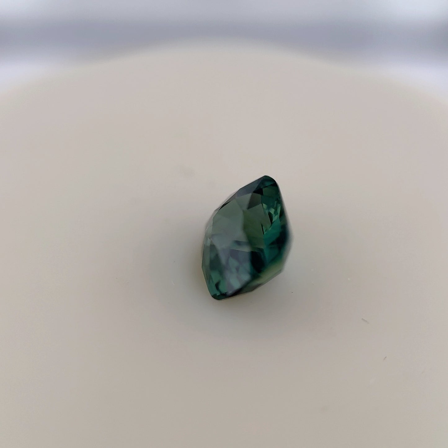1.15ct Unheated Green Teal Sapphire - 6.38 x 5.70 x 4.01mm