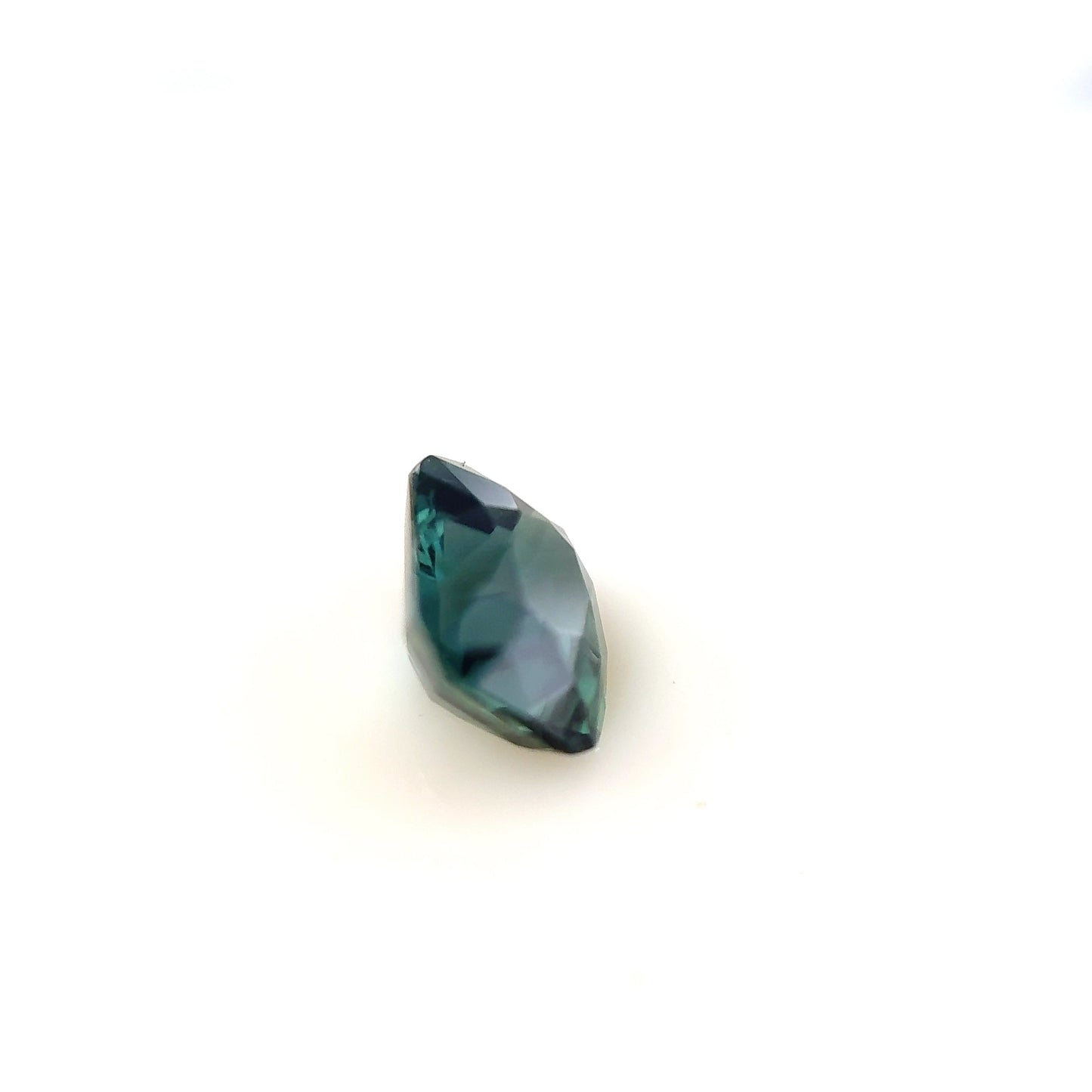 1.15ct Unheated Green Teal Sapphire - 6.38 x 5.70 x 4.01mm