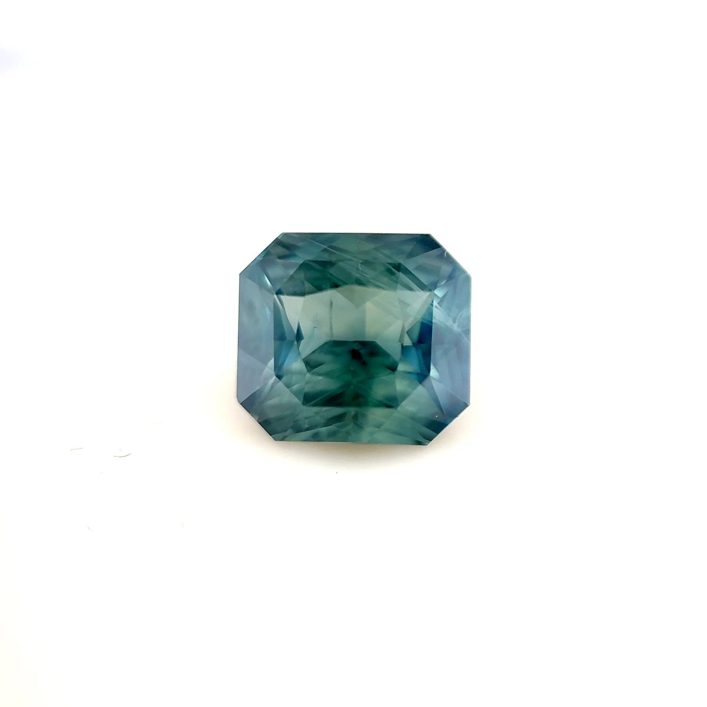 2.33ct Unheated Blue Green Bi-colour Sapphire - 7.84 x 7.16 x 4.76mm