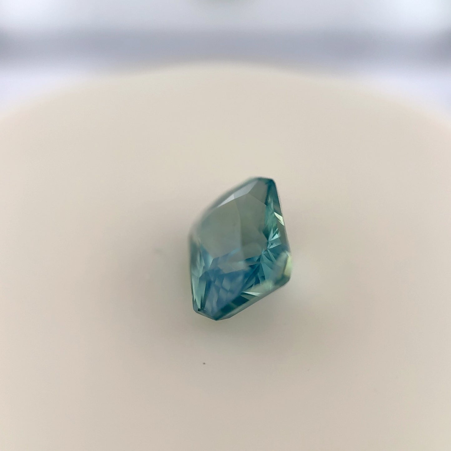 2.01ct Unheated Opalescent Greenish Blue Sapphire - 7.78 x 6.16 x 4.50mm