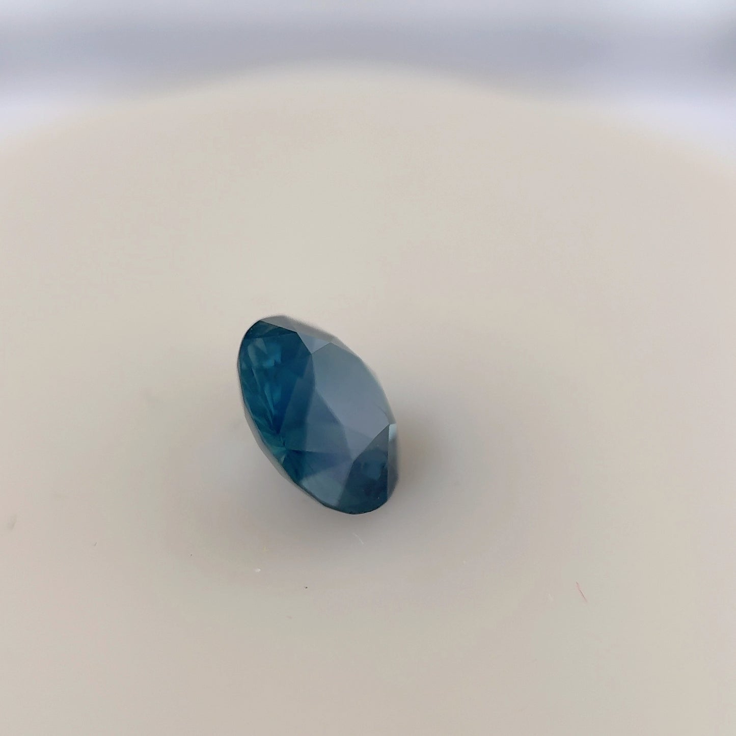 1.12ct Unheated Blue Teal Sapphire - 6.54 x 3.73mm