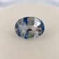2.76ct Peach & Blue Bi-colour Sapphire - 10.44 x 7.88 x 4.41mm