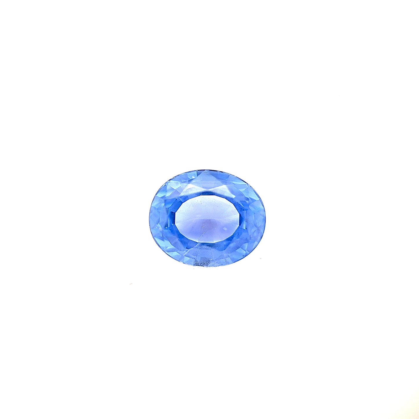 1.38ct Unheated Cornflower Blue Sapphire