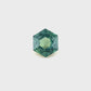 1.28ct Unheated Green Sapphire - 7.06 x 6.12 x 4.06mm