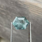 1.53ct Unheated Montana Green Teal Sapphire